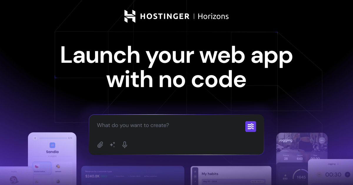 Transformez Vos Idées d&rsquo;Applications Web en Réalité avec Hostinger Horizons : La Solution Ultime pour les Développeurs !