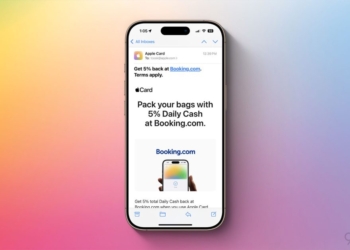 Profitez d&rsquo;une Offre Exclusive : 5% de Remboursement en Cash avec la Nouvelle Promo de la Apple Card chez Notre Partenaire Voyage !