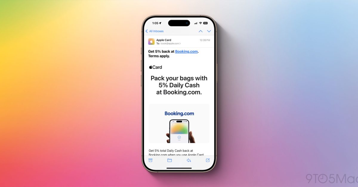 Profitez d&rsquo;une Offre Exclusive : 5% de Remboursement en Cash avec la Nouvelle Promo de la Apple Card chez Notre Partenaire Voyage !