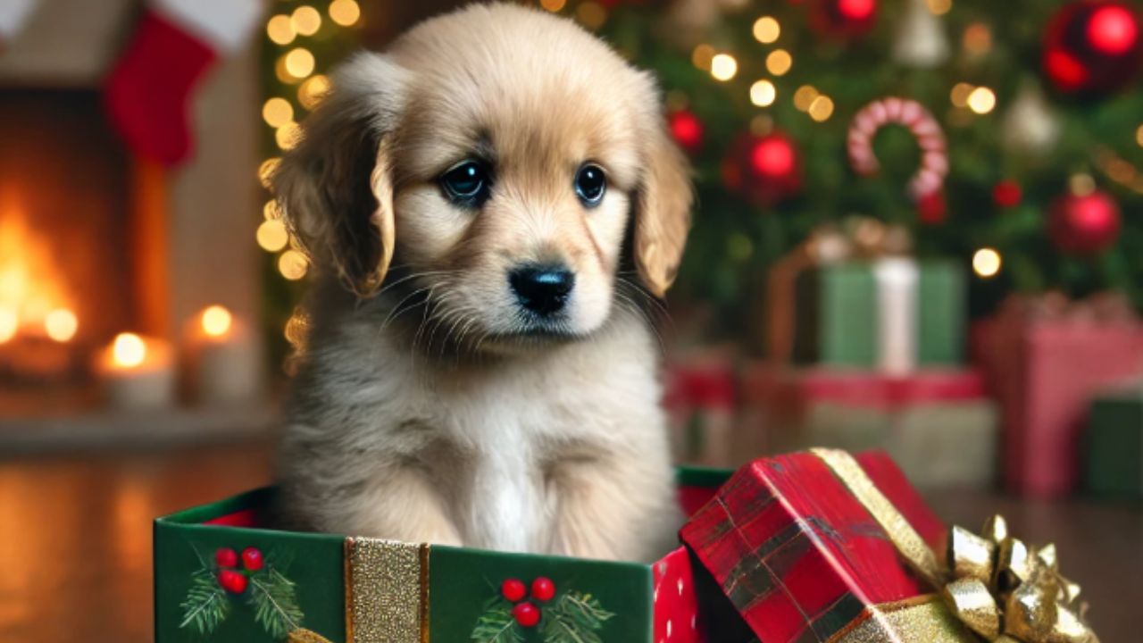 Découvrez pourquoi offrir un chien en cadeau de Noël pourrait être une mauvaise idée !