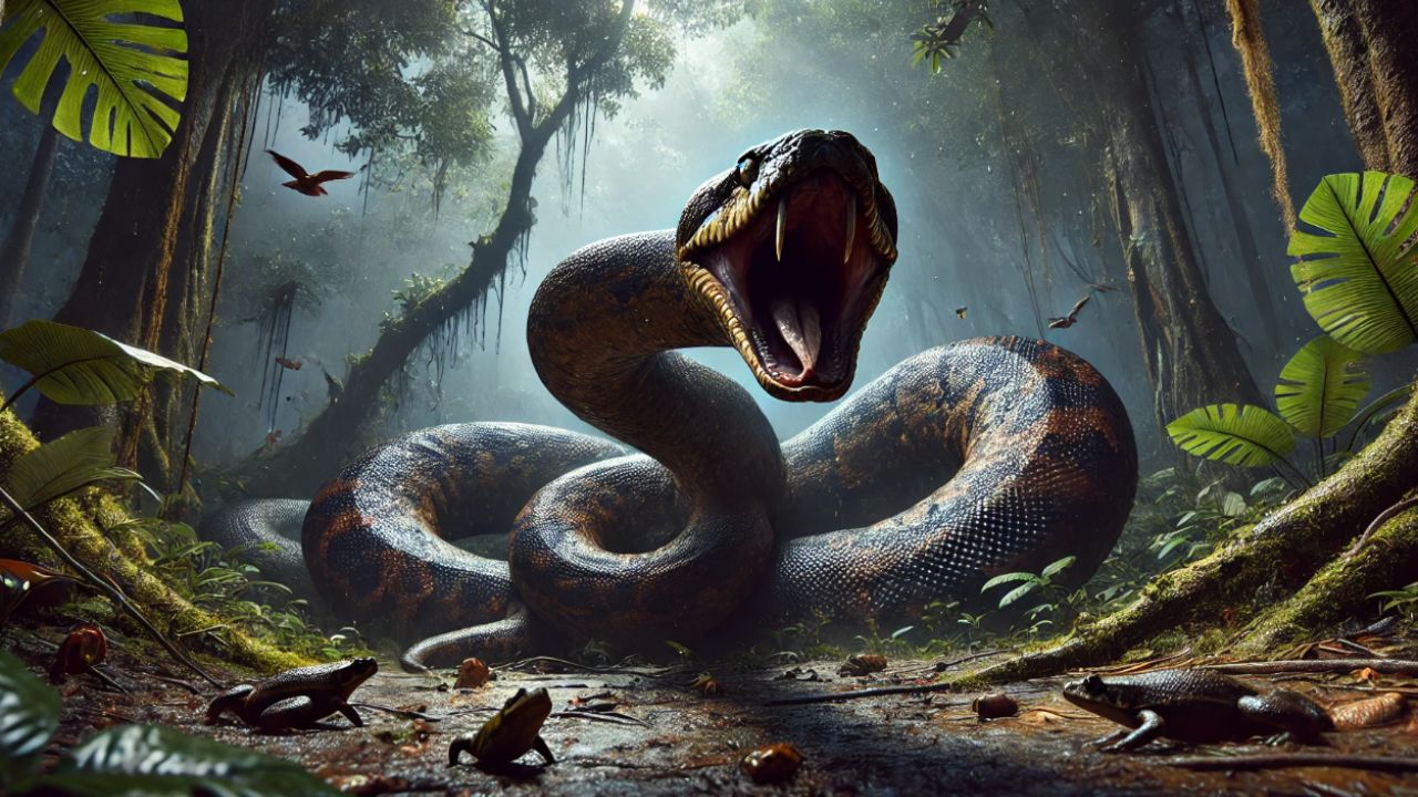 Découvrez le Titanoboa : Le Serpent Géant de 14 m qui Défie l&rsquo;Imagination !