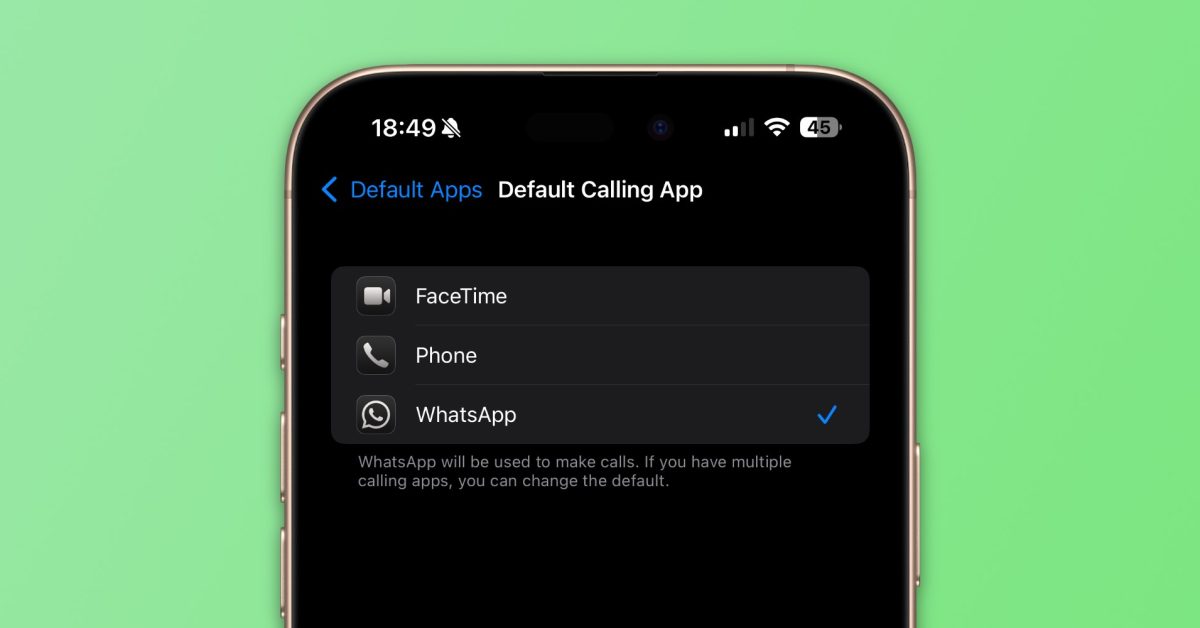 Découvrez comment transformer WhatsApp en votre application par défaut pour appels et messages sur iPhone !