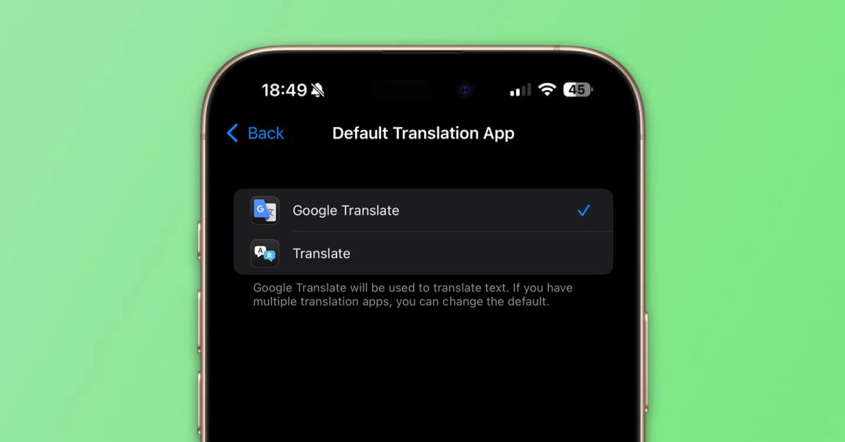 Transformez Votre iPhone : Découvrez Comment Définir Google Translate Comme Application Par Défaut sur iOS !