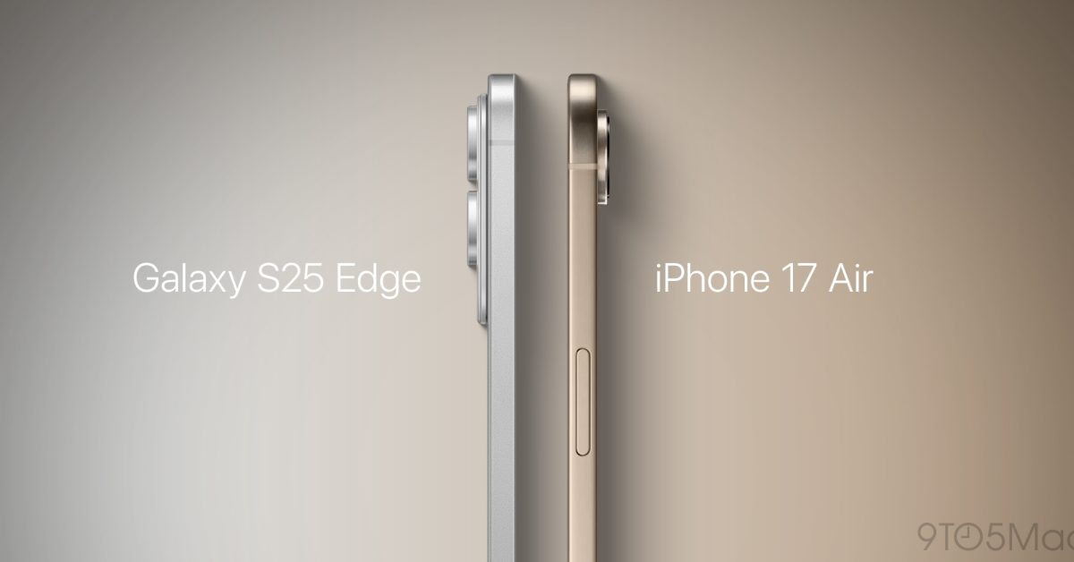 Galaxy S25 Edge vs. iPhone 17 Air : Le duel ultime des smartphones à ne pas manquer !