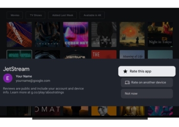 Découvrez comment les nouvelles pop-ups sur Google TV vous sollicitent pour vos évaluations !