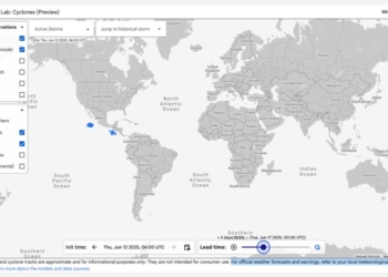 Découvrez le nouveau Weather Lab de Google : Prédictions cycloniques révolutionnaires grâce à l&rsquo;IA !