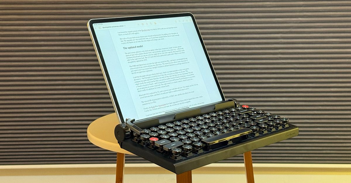 Découvrez le Qwerkywriter : Le Clavier Bluetooth qui Réinvente l&rsquo;Art du Typewriter!