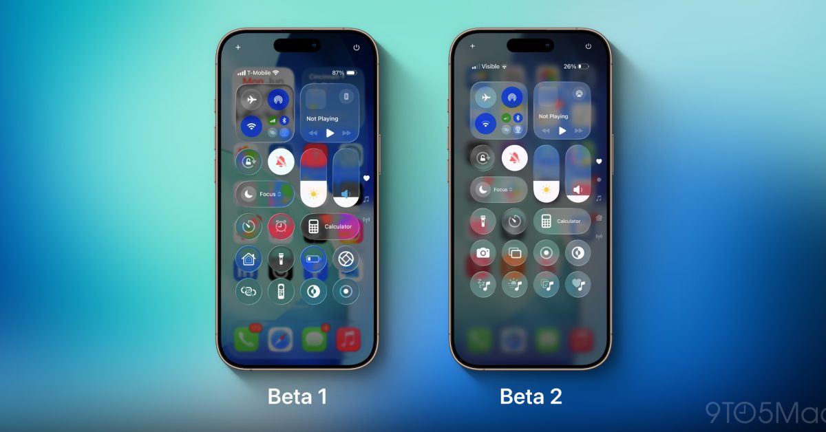 Découvrez les Nouveaux Ajustements d&rsquo;Apple pour le Control Center dans iOS 26 Beta 2 !
