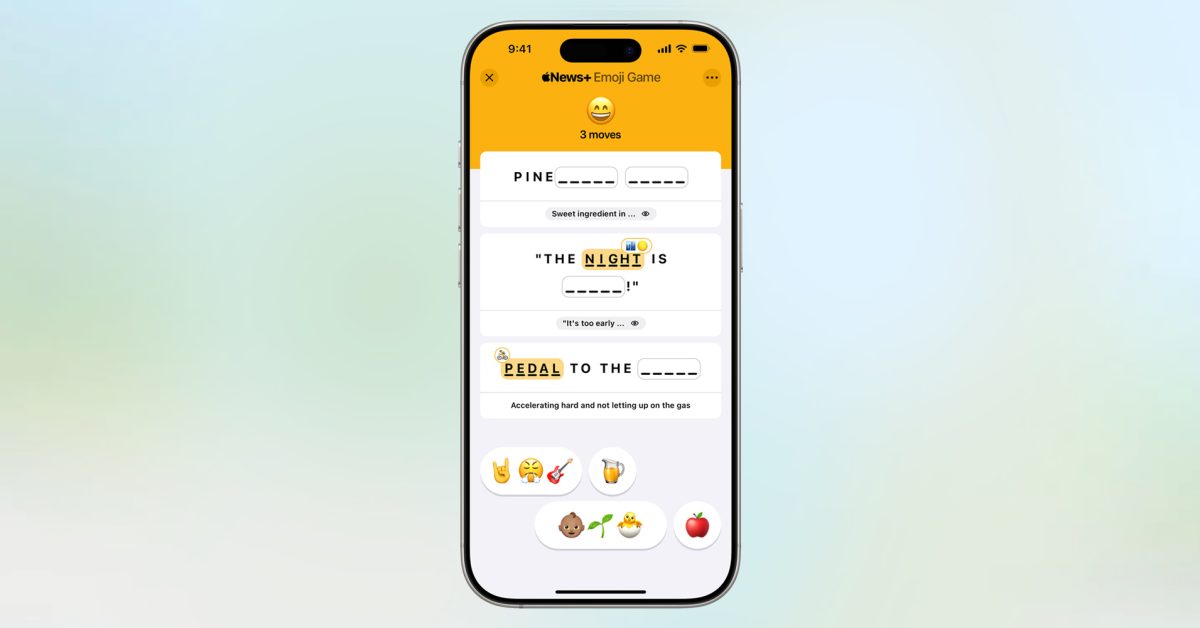 Découvrez le Nouvel Ajout d&rsquo;Apple News+ : Un Jeu d&rsquo;Émojis qui Va Révolutionner Vos Puzzles Quotidiens !