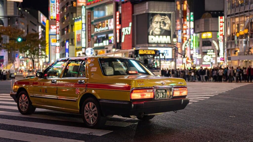 taxis au Japon