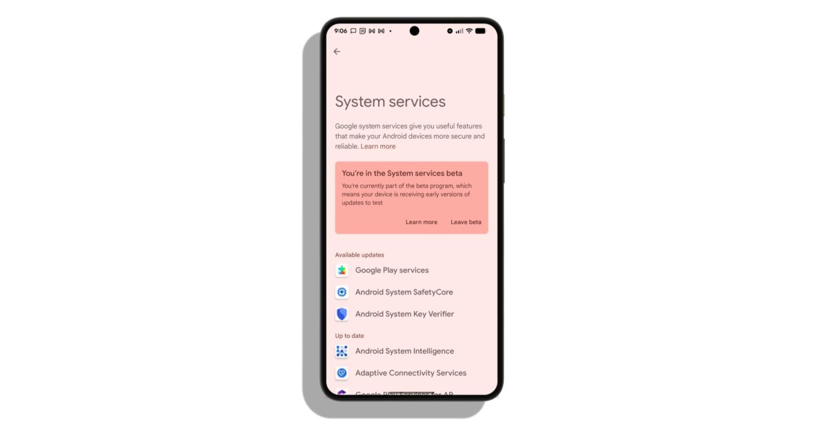 Découvrez la Nouvelle Page de Paramètres ‘Services Système’ d&rsquo;Android pour Optimiser Vos Applications Google !