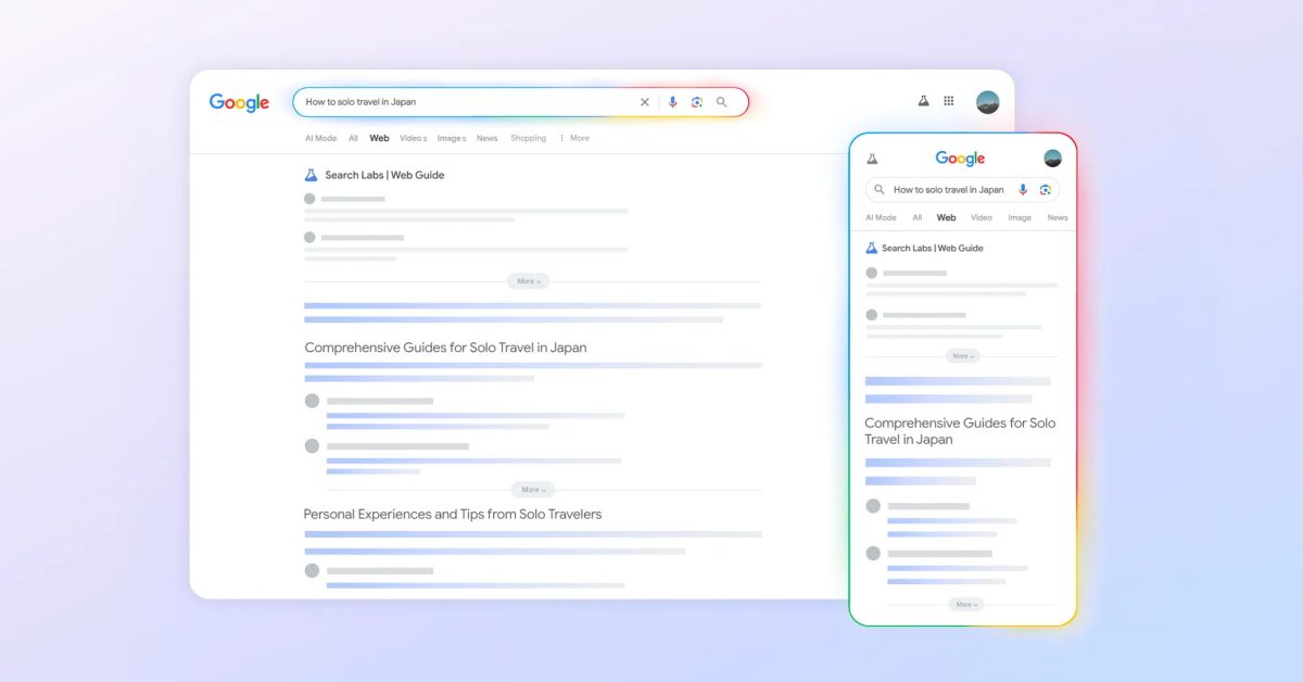 Découvrez Comment le Guide Web de Google Utilise l&rsquo;IA pour Transformer Votre Expérience de Recherche!