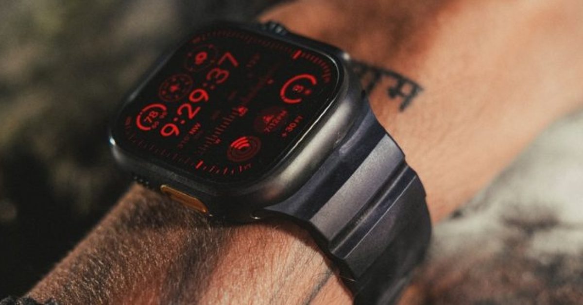 Découvrez la nouvelle bande Carbon Black Rocky Point de Nomad pour Apple Watch : Style et performance réunis !