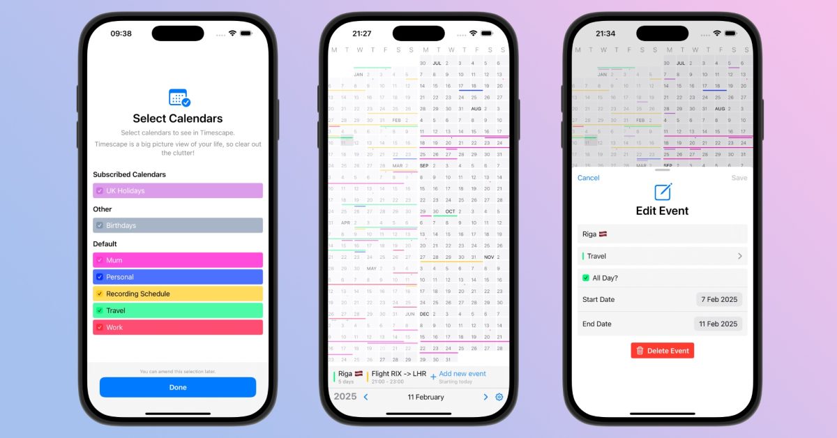 Découvrez &lsquo;Timescape&rsquo; : L&rsquo;Application Indispensable pour Planifier Toute l&rsquo;Année !