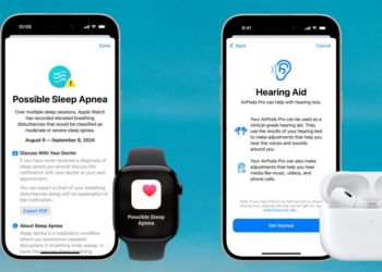 Découvrez comment le test auditif des AirPods et l&rsquo;alerte d&rsquo;apnée du sommeil de l&rsquo;Apple Watch transforment votre santé !