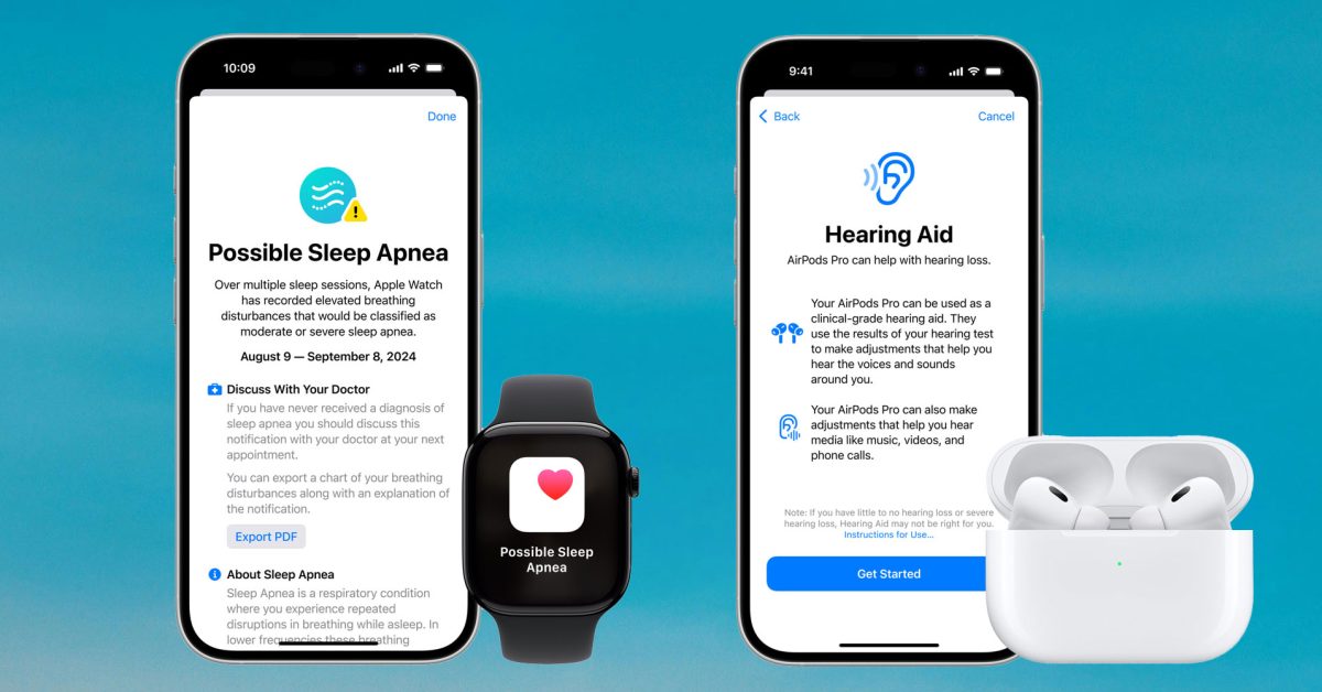 Découvrez comment le test auditif des AirPods et l&rsquo;alerte d&rsquo;apnée du sommeil de l&rsquo;Apple Watch transforment votre santé !
