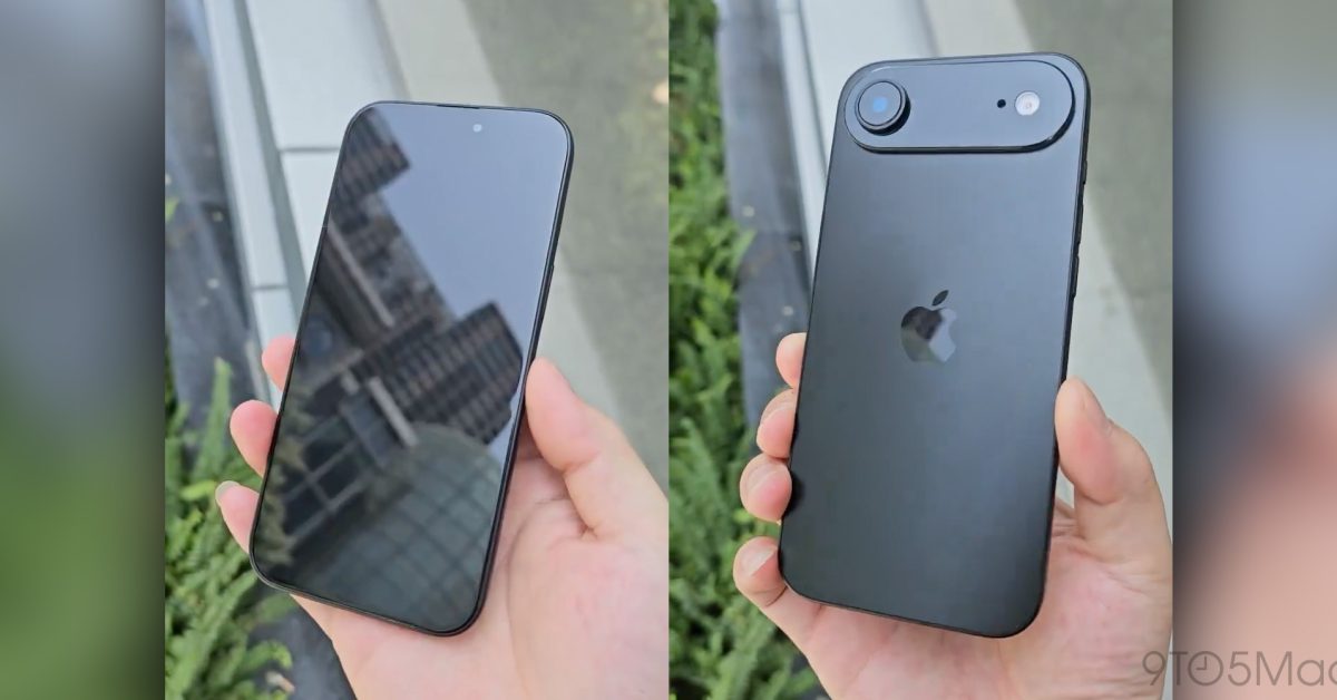 Découvrez la Vidéo Exclusive de l&rsquo;iPhone 17 Air : Un Dummy Éblouissant en Noir Élégant!