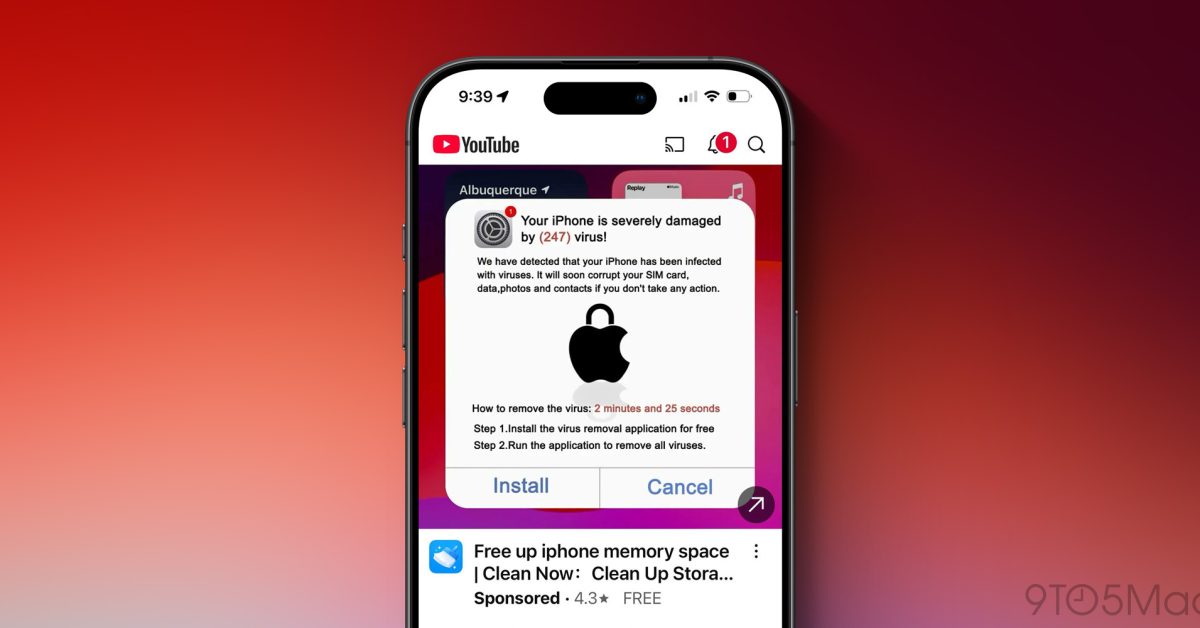 Attention ! Ces Pop-ups de Virus iPhone Fakes Envahissent YouTube – Protégez-Vous Maintenant !