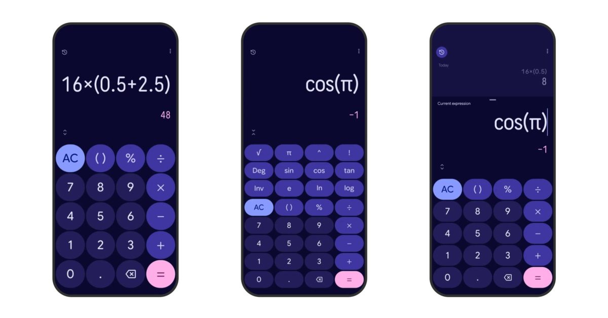Découvrez comment Google Calculator 9.0 révolutionne votre expérience avec un design Material 3 Expressif !