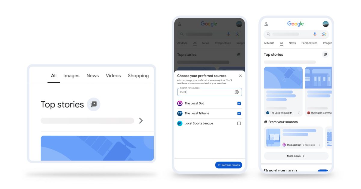 Google Révolutionne l&rsquo;Information : Découvrez Comment Choisir Vos Sources Préférées pour les Meilleures Histoires !