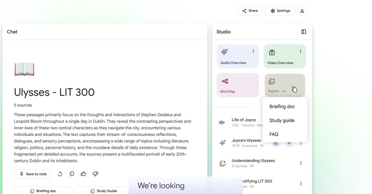 Découvrez les Nouvelles Fonctionnalités Éblouissantes de NotebookLM : Revues Vidéo et Redesign du Studio!